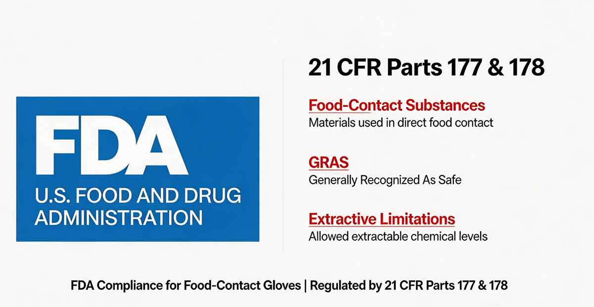 FDA-Compliant Gloves for Food Processing: The Ultimate Safety Guide for Procurement Teams