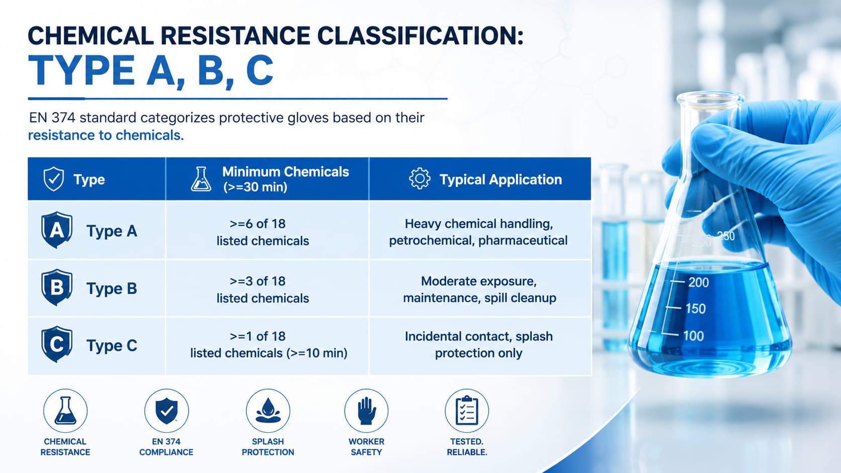 EN 374 Explained — Chemical Protection Standards for Protective Glove