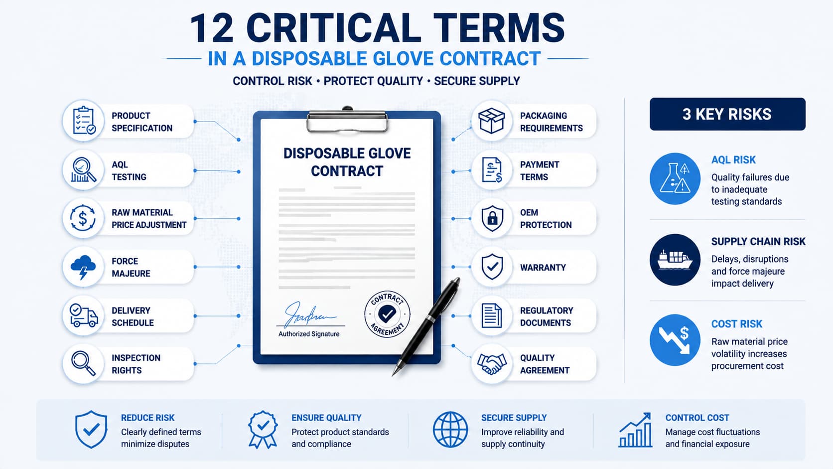 Glove Procurement Contract Checklist - 12 Terms Buyers Should Negotiate in 2026