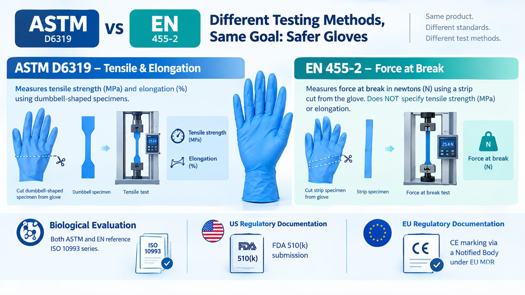 ASTM vs EN Standards Cheat Sheet: Dual Certification for Nitrile Gloves in US and EU Markets