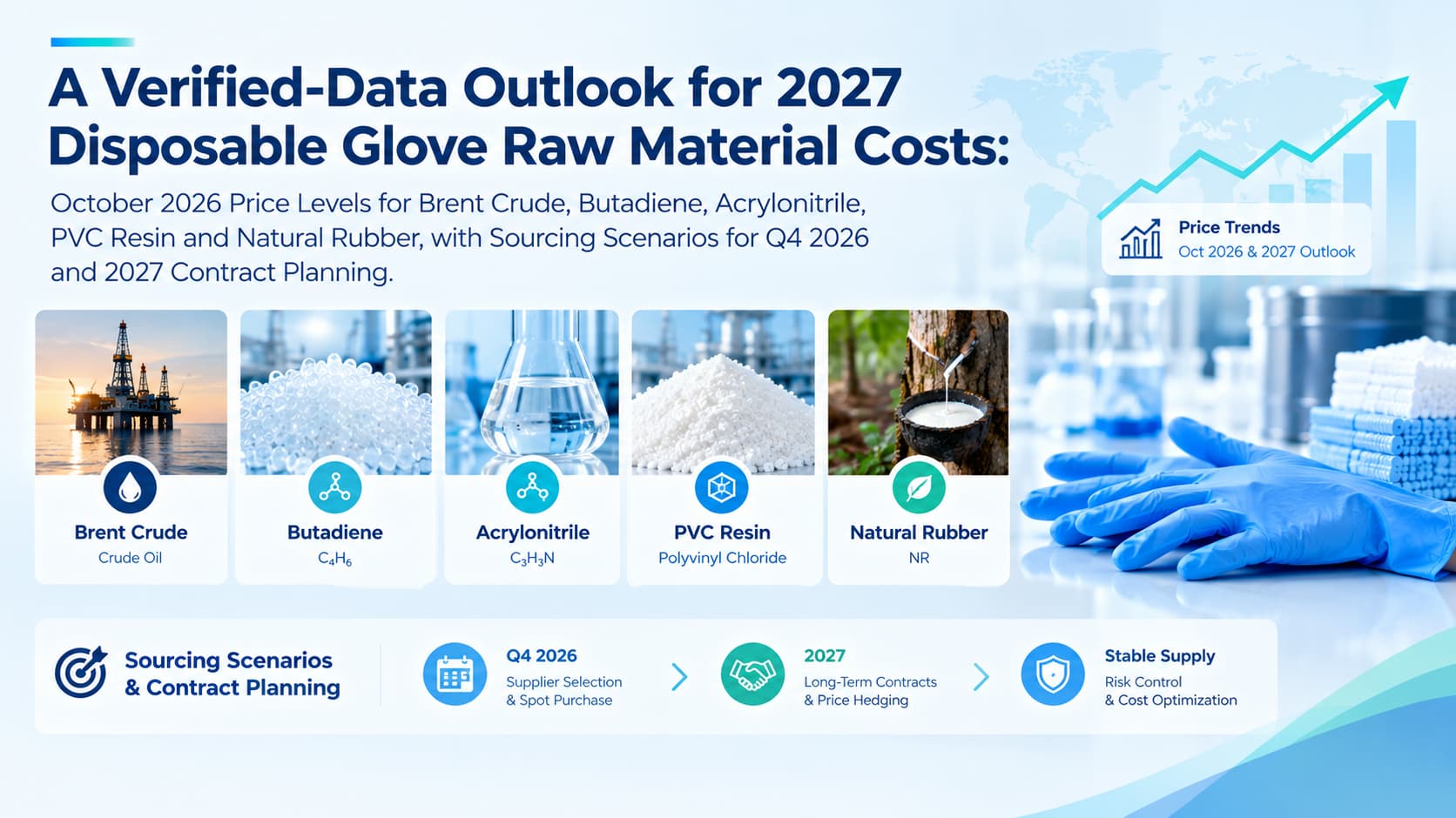 2027 Glove Raw Material Outlook: Brent, Butadiene, Acrylonitrile, PVC Resin and Natural Rubber - Verified Data and Buyer Scenarios